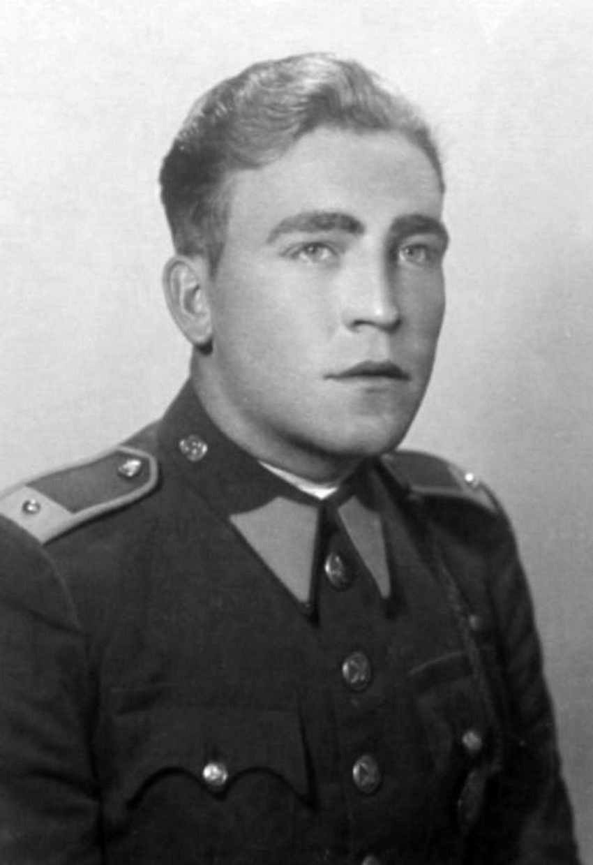 Alois Denemarek vojákem. Zdroj: archiv pamětníka