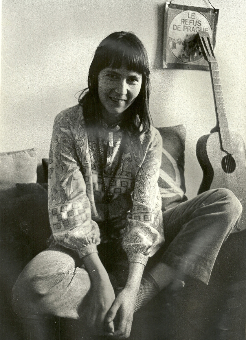 Angelika Hanauerová začátkem 70. let. Zdroj: archiv pamětnice