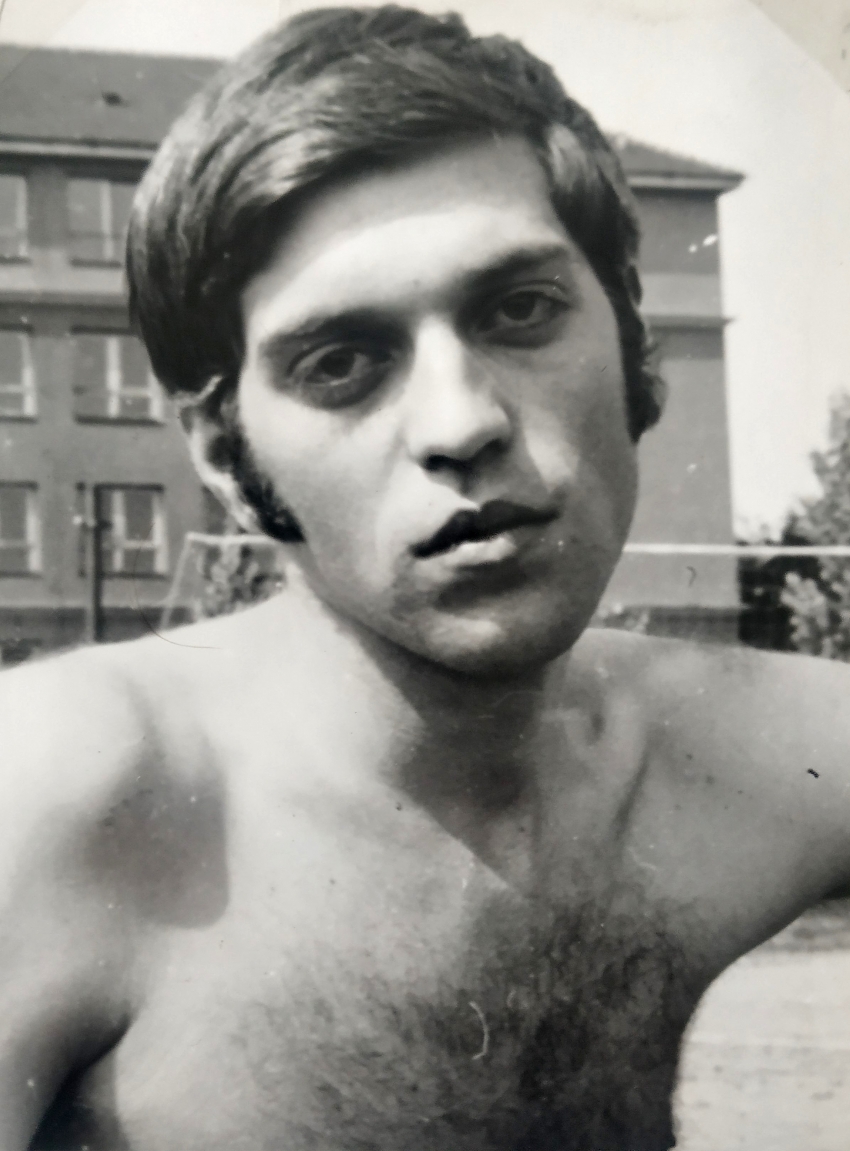 Vladimír Buček v roce 1969. Zdroj: archiv pamětníka