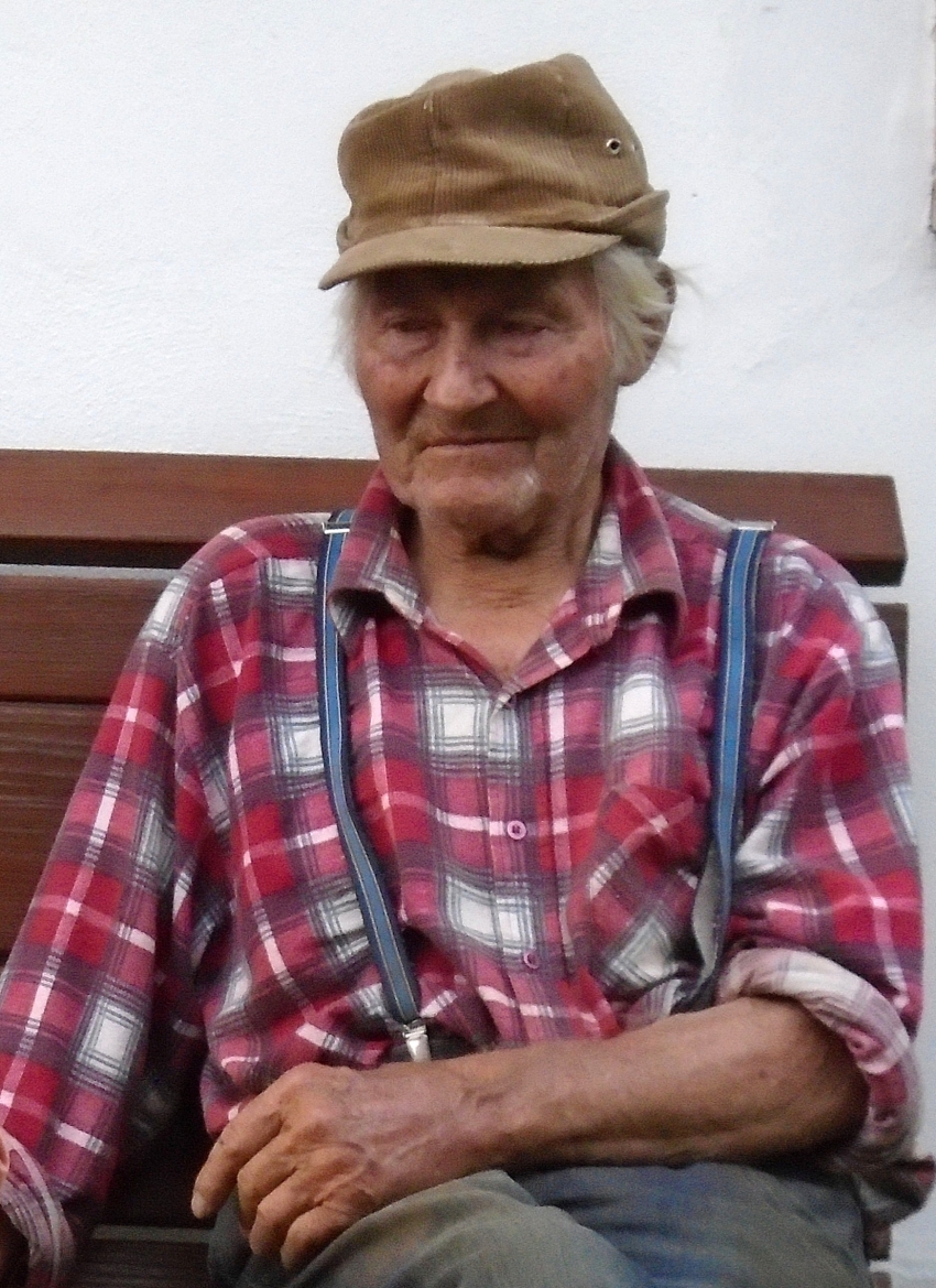 Jan Holík v 92 letech v roce 2016. Zdroj: archiv pamětníka