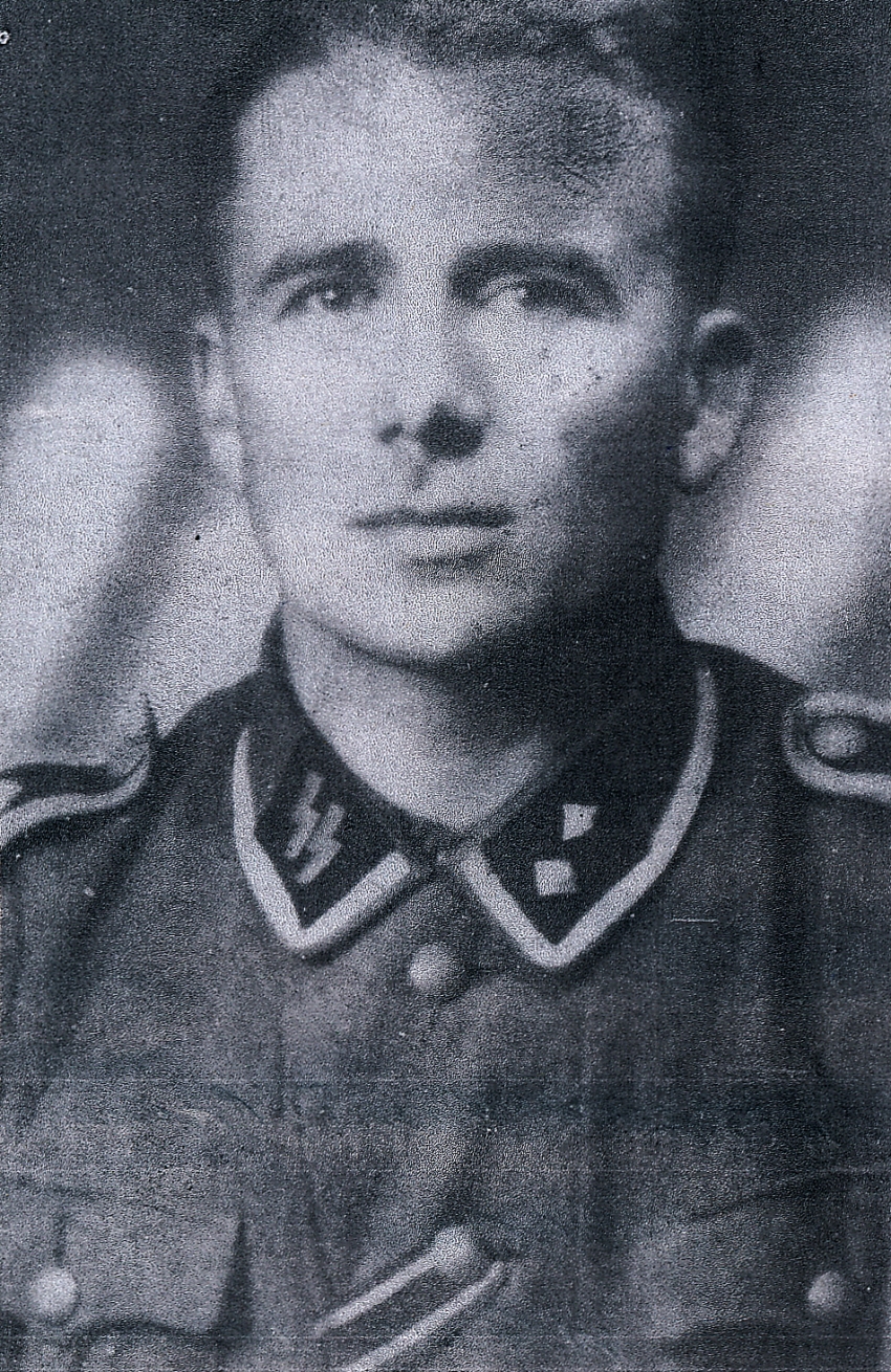 Petrův otec Kurt v uniformě SS. Zdroj: archiv pamětníka