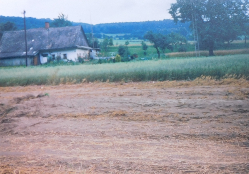 Rodný dům Valtraud Vejmolové během povodní v roce 1997