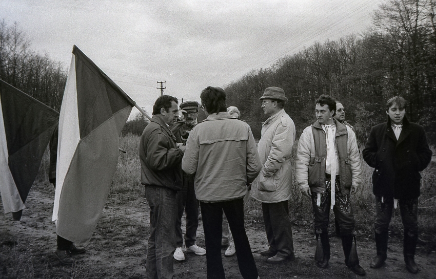Akce Ruce Evropě na československo-rakouské hranici v prosinci 1989