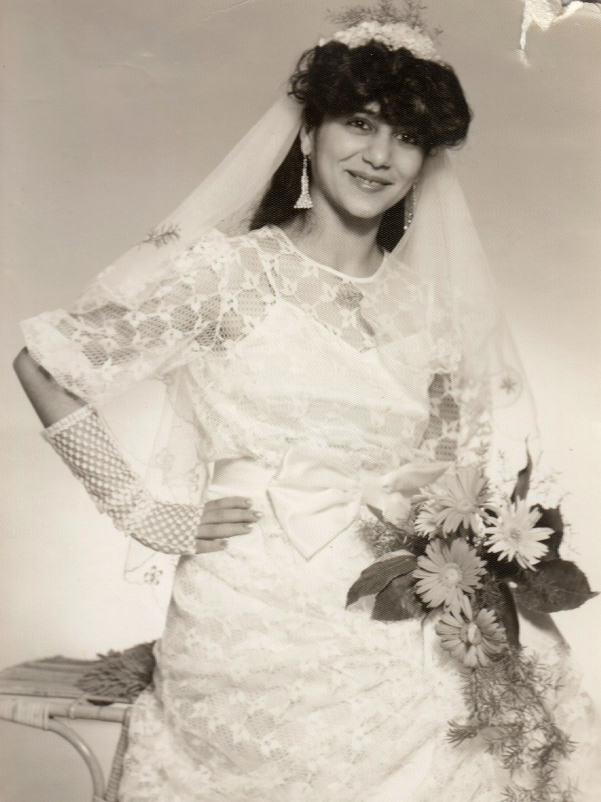 Elena Gorolová, svatební foto, 1987. Zdroj: archiv pamětnice