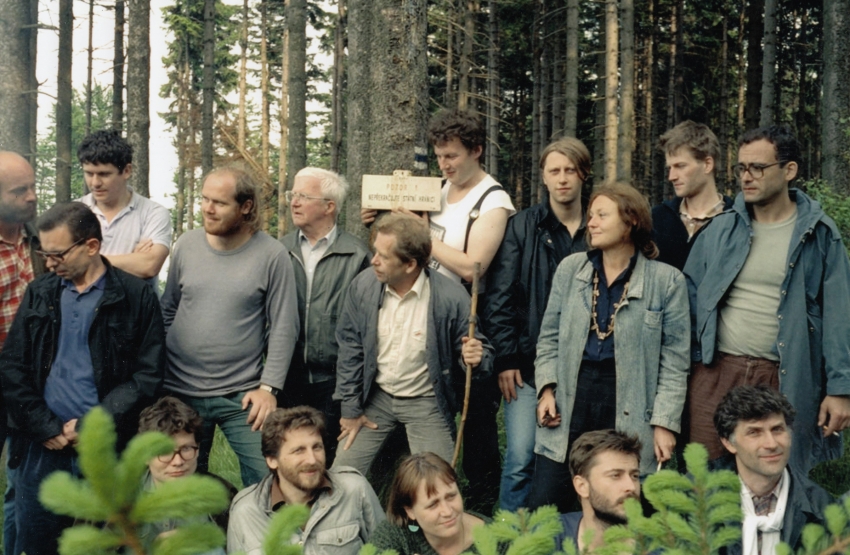 Setkání na Borůvkové hoře s polskými disidenty, 1987