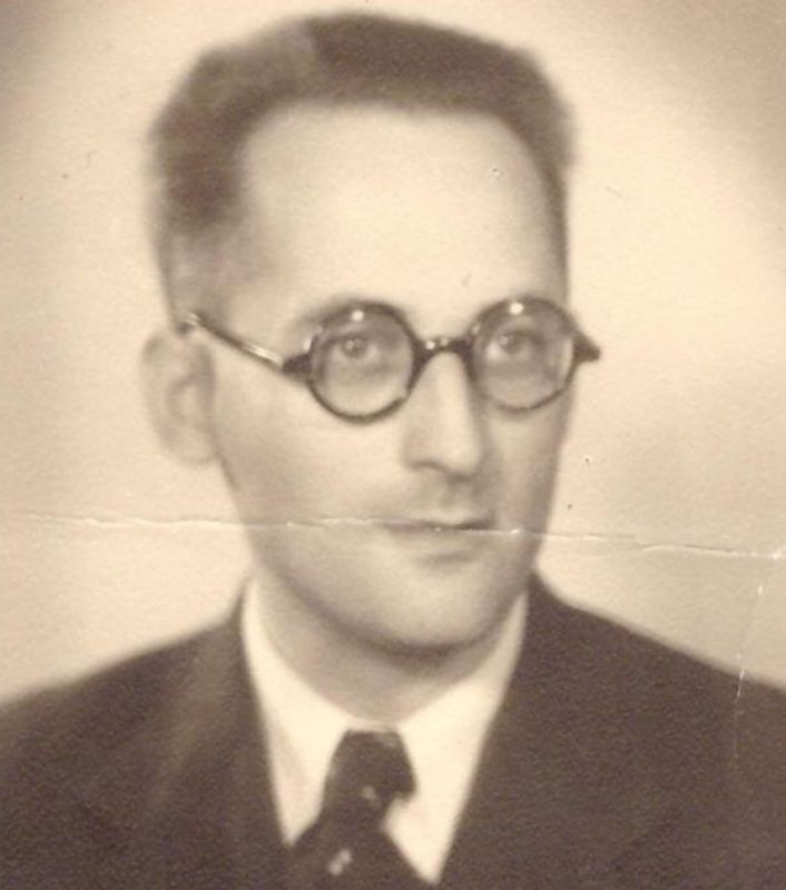Otec Kurt Baran, portrét z roku 1938. Zdroj: Paměť národa / archiv pamětnice