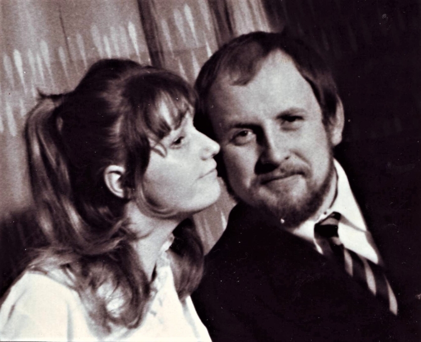Eduard Vacek s manželkou Ludmilou, Teplice, 80. léta, Zdroj: archiv pamětníka