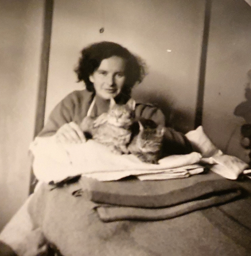 Starohraběnka Marie Alžběta Salmová, 1957. Zdroj: Paměť národa