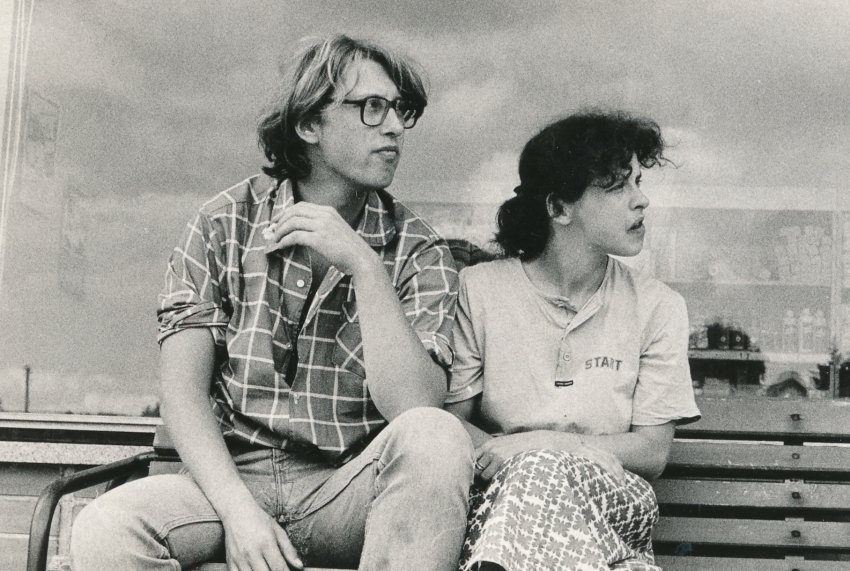 Jáchym Topol a Terezie Hradilková roku 1986