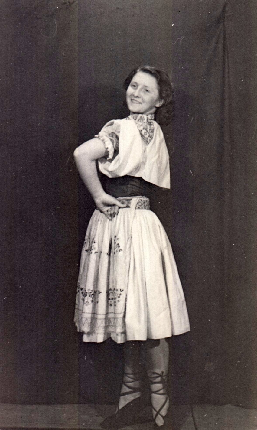 Olga Rozehnalová, 50. léta. Zdroj: archiv pamětnice