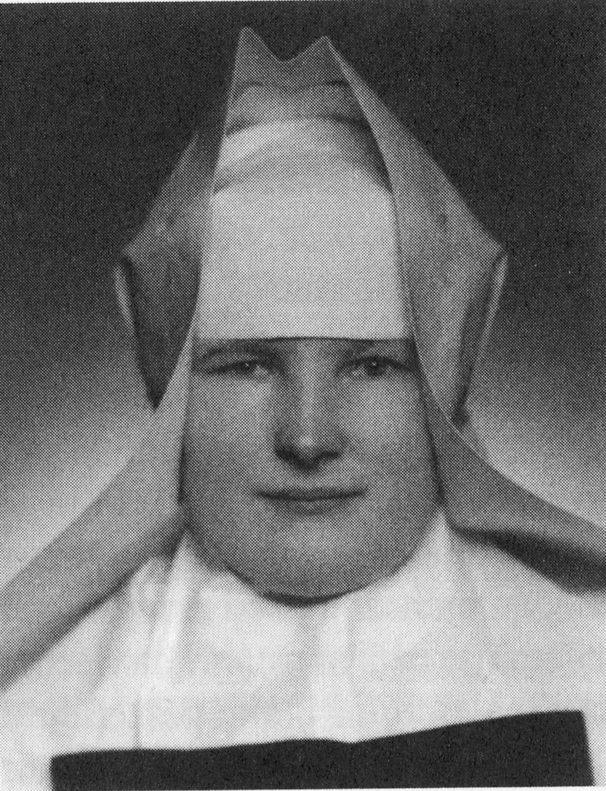 Anna Šťastná, sestra Dobromila. Zdroj: L. Vrkočová, Svědectví – Osudy politických vězňů 1947-1976