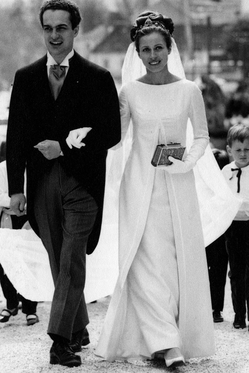 Svatba Karla Schwarzenberga a Therese Hardegg. Zdroj: archiv pamětníka
