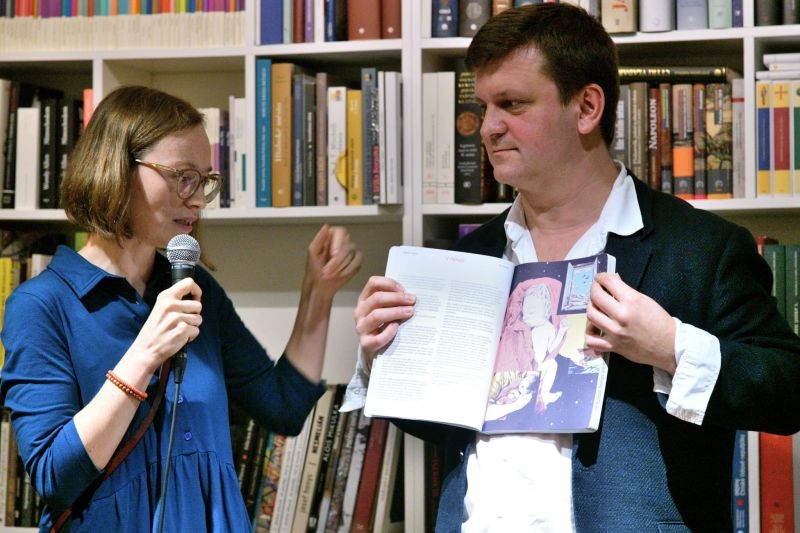 Zuzana a Andrej Novikovi, inciátoři projektu Deklarace během křtu knihy 18. listopadu 2022. Foto: Ondřej Staněk