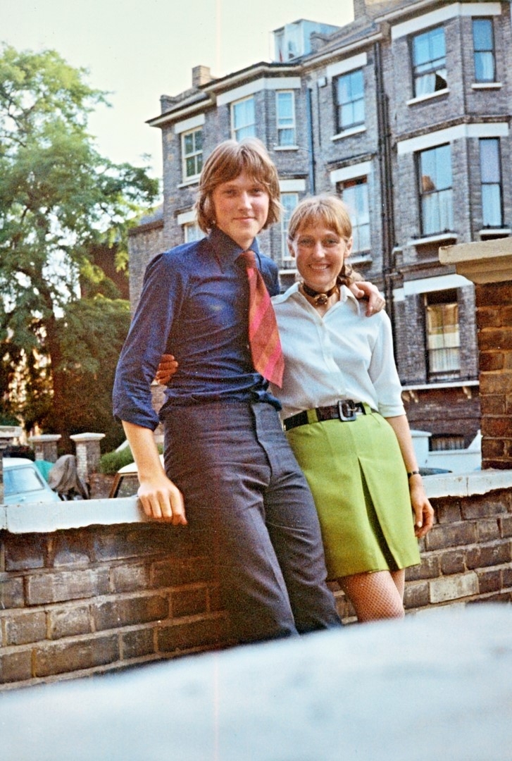Eva Jiřičná s bratrem Josefem v Anglii, 1968. Zdroj: archiv Evy Jiřičné