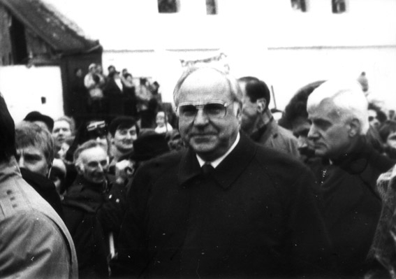 Helmut Kohl v Polsku roku 1989. Zdroj: Wikipedia