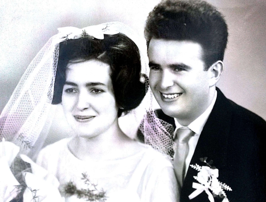 Svatební foto Jana Peřiny, polovina 60. let. Zdroj: archiv pamětníka