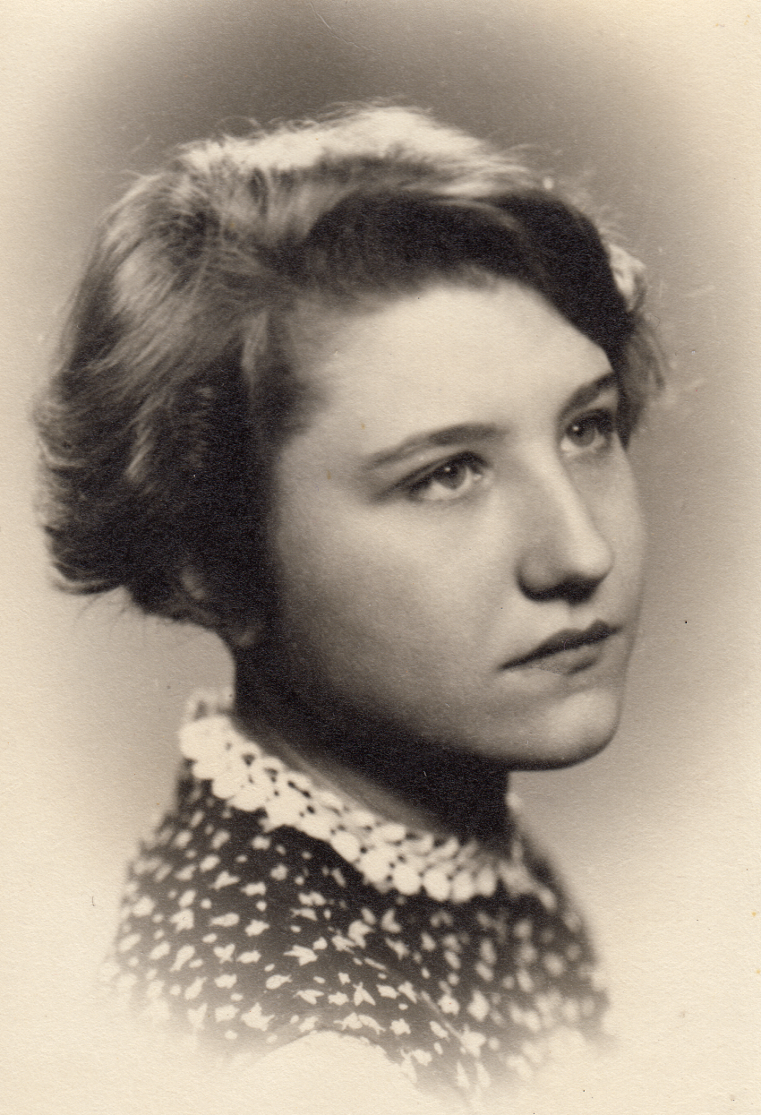 Dagmar Halasová v roce 1955. Zdroj: archiv Dagmar Halasové