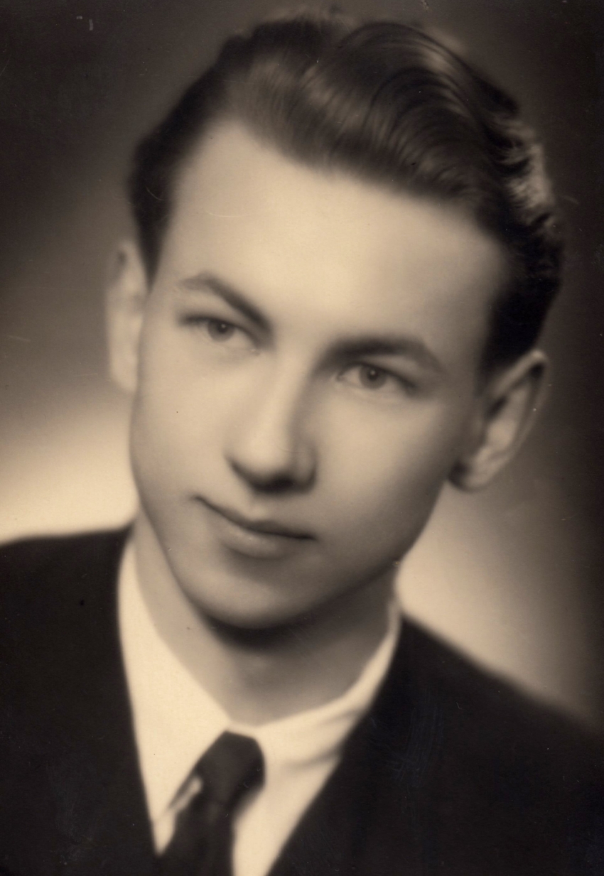 Antonín Rejlek v roce 1951. Zdroj: archiv Antonína Rejlka