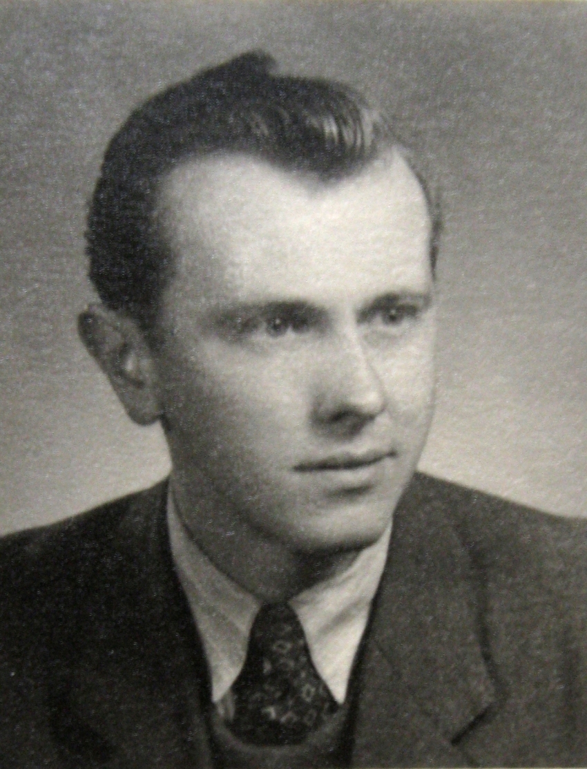 Josef Mikoláš v roce 1949. Zdroj: archiv Josefa Mikoláše