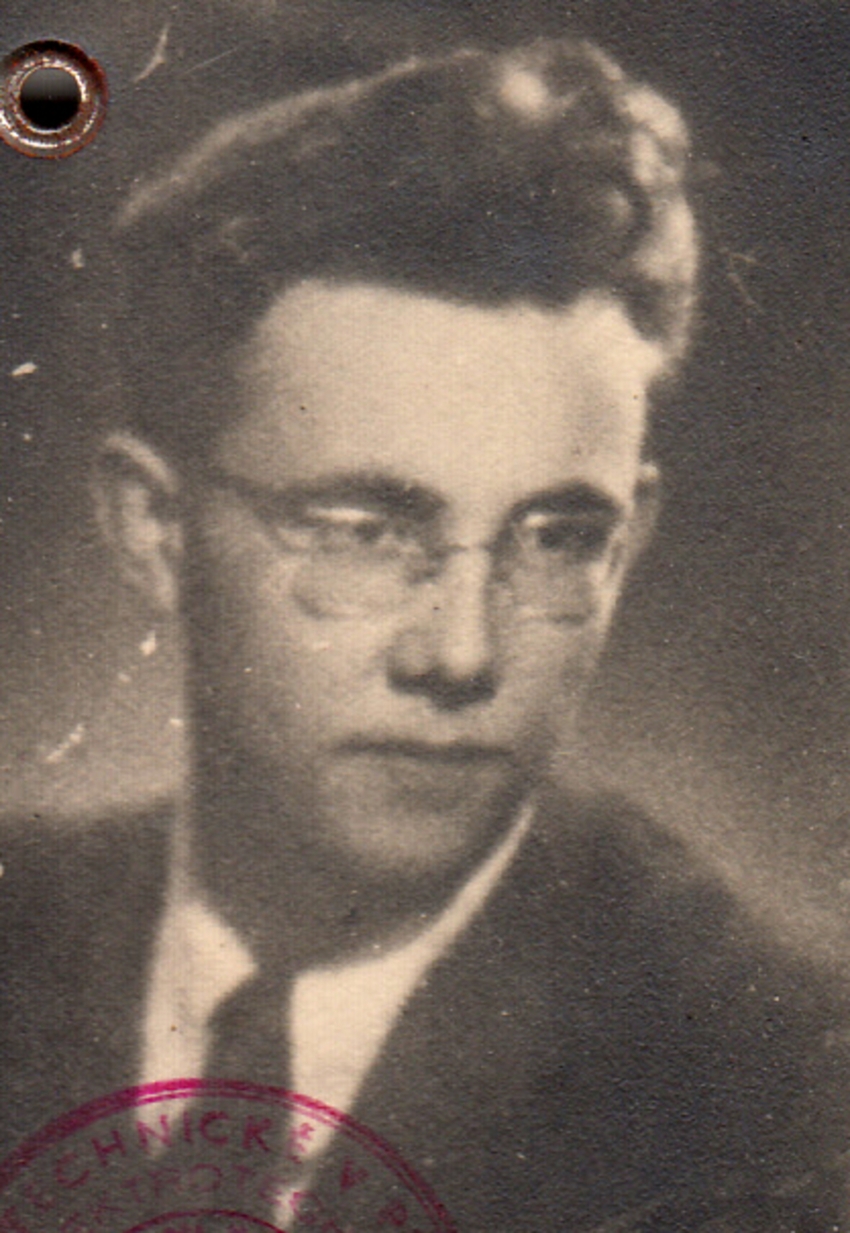 Jan Konzal v roce 1956. Zdroj: archiv pamětníka