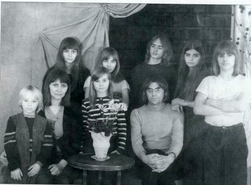 Rodina Němcových v 70. letech. Zdroj: archiv pamětnice