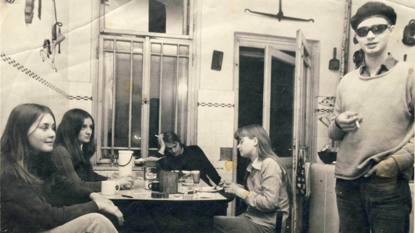 Rodina během zatčení Němcových, 1979. Zdroj: archiv pamětnice