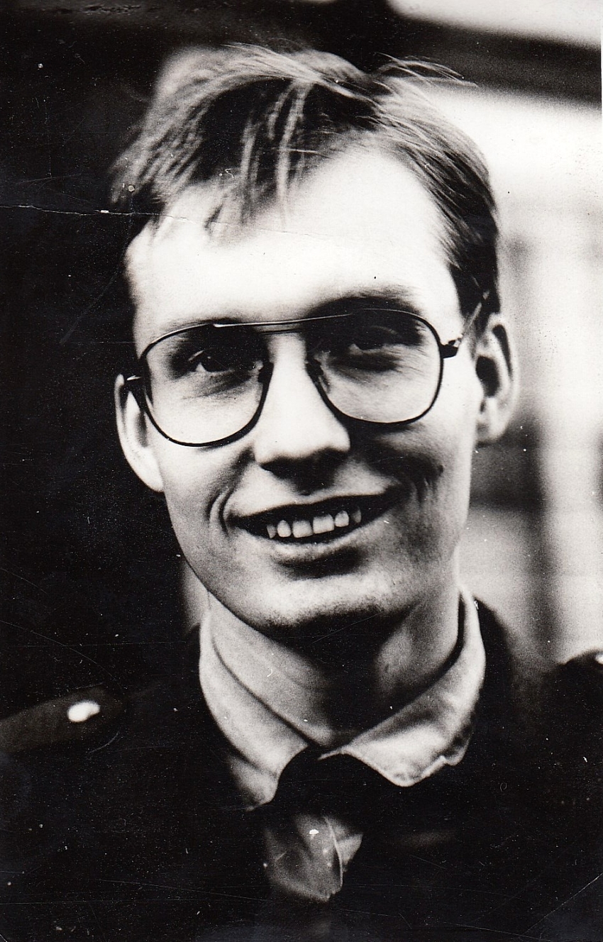 Marek Irgl na vojně v roce 1989. Zdroj: archiv Marka Irgla