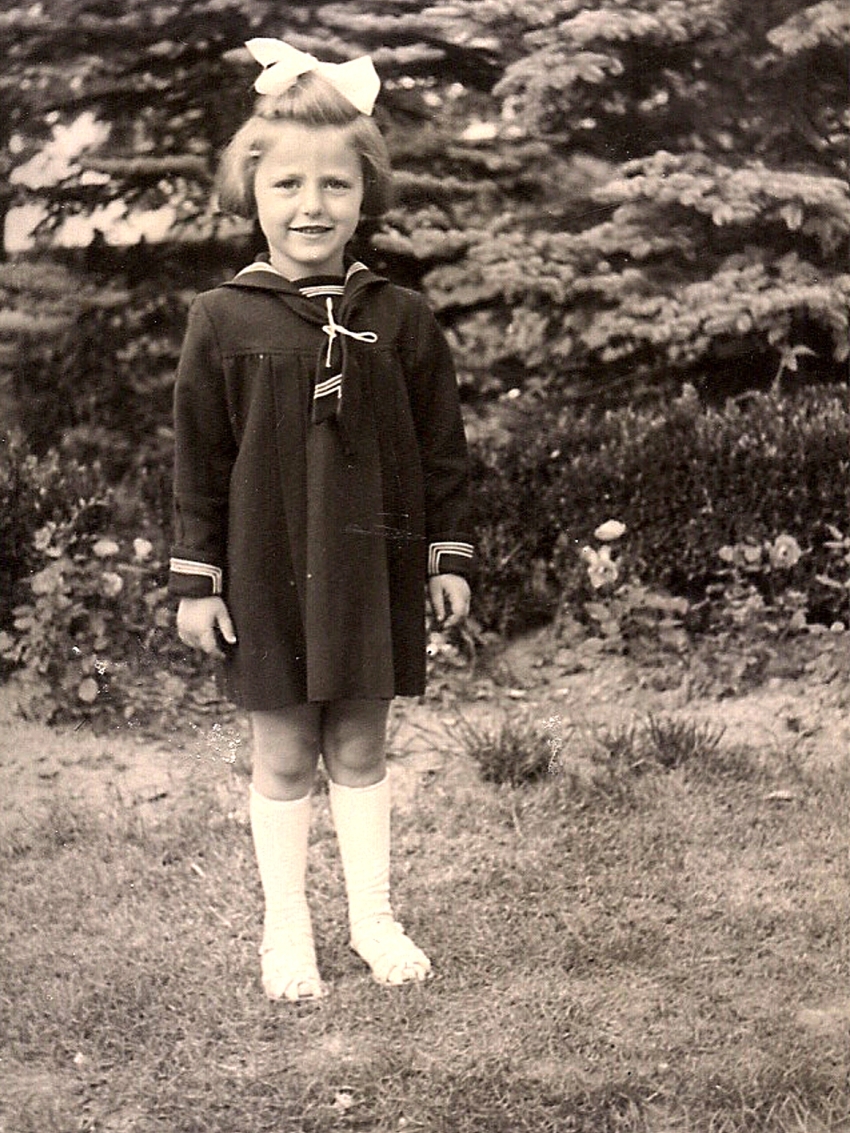 Zita v 5 letech, Trenčianské Teplice. Zdroj: archiv pamětníka