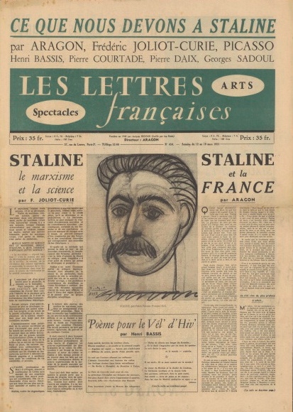 Jedno z čísel francouzského komunistického týdeníku Les Lettres françaises. Zdroj: cechoslovacivgulagu.cz