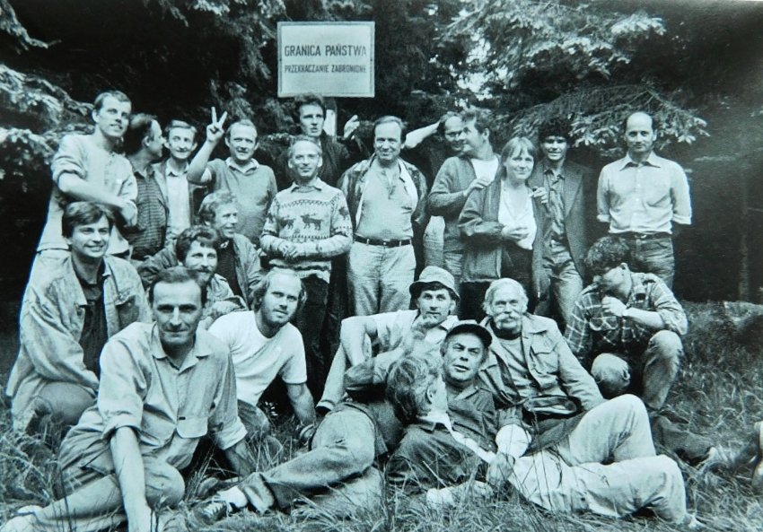 Setkání disidentů na Kralickém Sněžníku (10. července 1988). Zdroj: Paměť národa