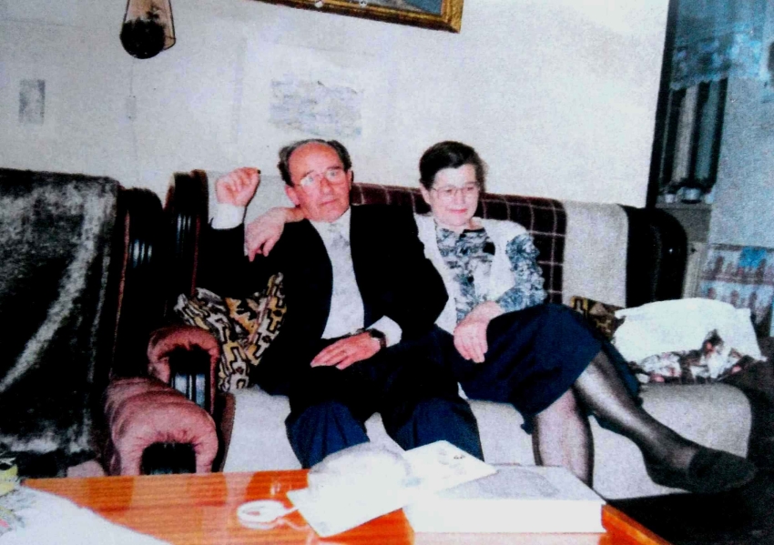 Mária Šidová se svým manželem Leopoldem, 80. léta. Zdroj: archiv pamětnice