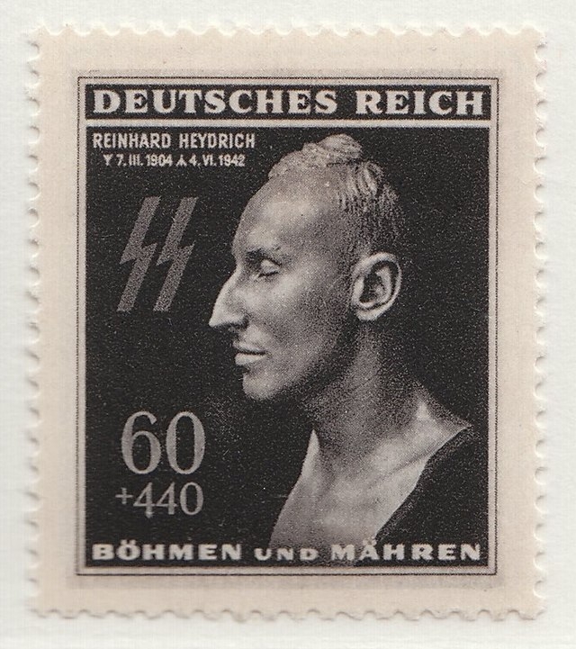Protektorátní známka z roku 1943. Zdroj: Public Domain/CC0