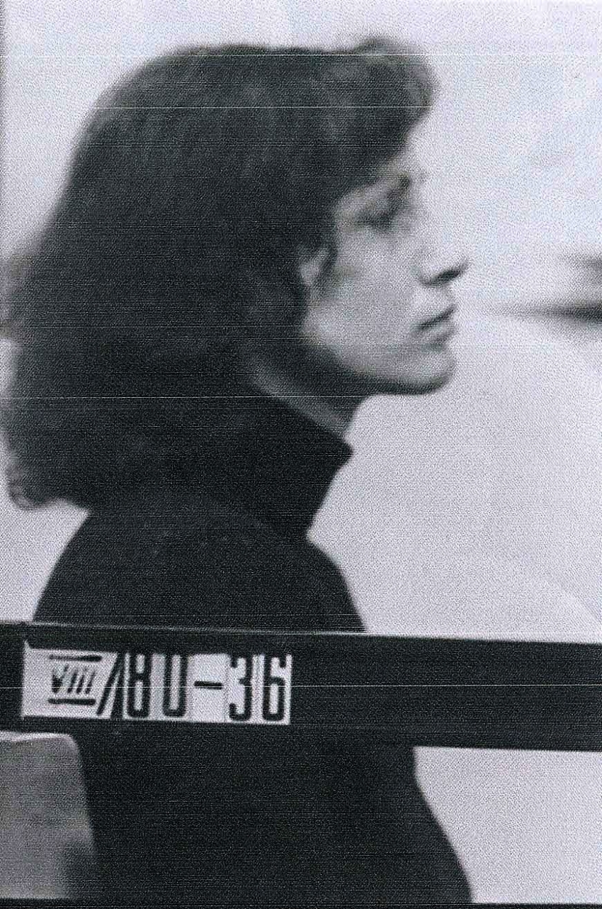 Angelika Cholewa ve vyšetřovací vazbě v NDR, 1980. Zdroj: Archiv pamětnice
