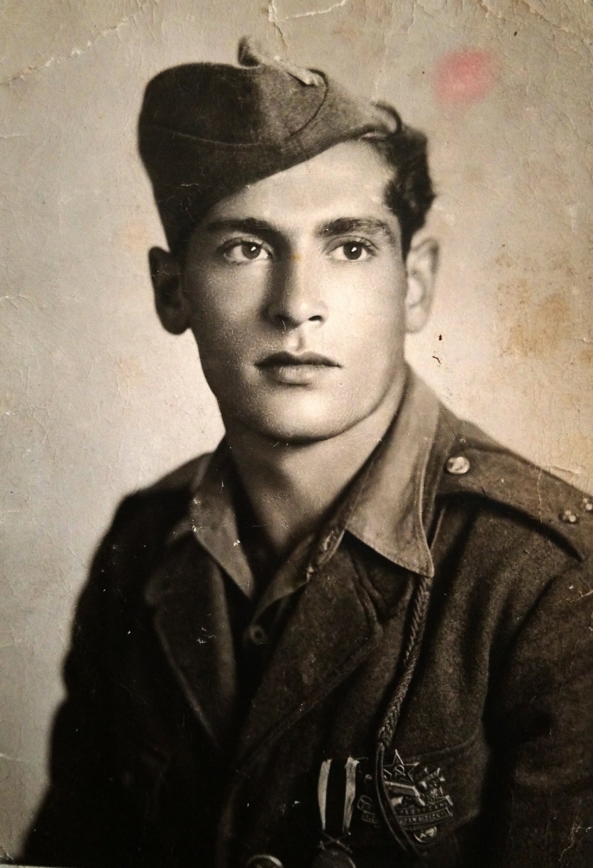 Antonín Murka jako partyzán, po druhé světové válce. Zdroj: archiv pamětníka
