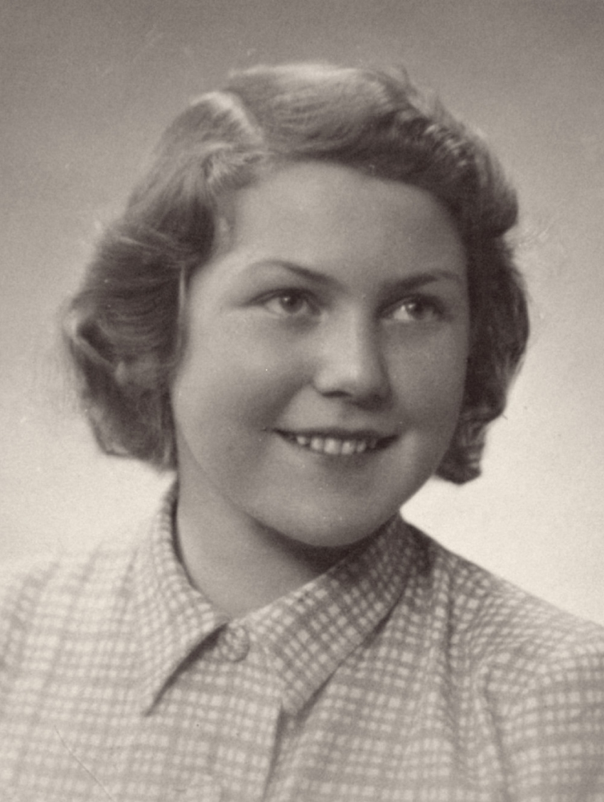 Eva Sachselová v roce 1946. Zdroj: Paměť národa