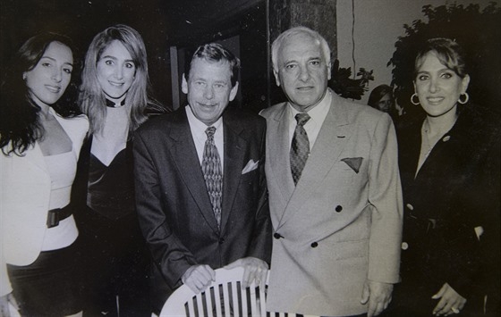 Freddy s prezidentem Václavem Havlem při jeho návštěvě Brazílie v září 1996.
