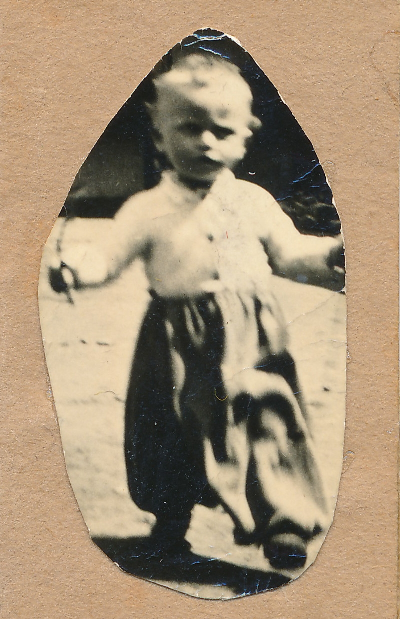 Fotografie Vladimíra Gerlicha, kterou měla jeho maminka v Ravensbrücku. Foto: Paměť národa