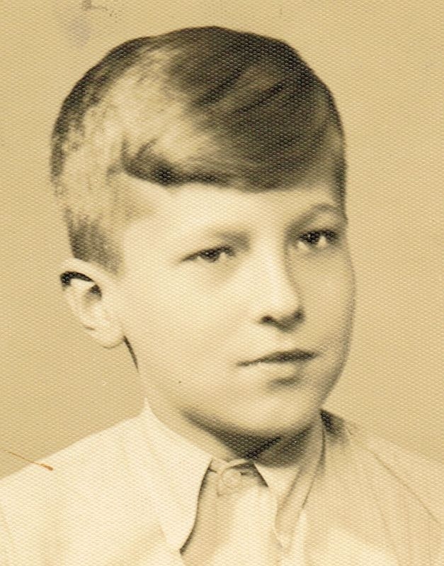 Desetiletý Franz Gruss, snímek z roku 1941. Zdroj: Paměť národa / archiv pamětníka