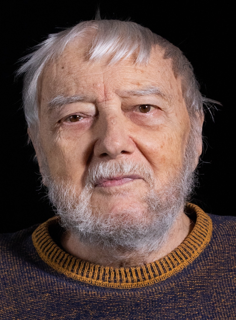 Ladislav Hejdánek při natáčení pro Paměť národa v prosinci 2019. Foto: Post Bellum
