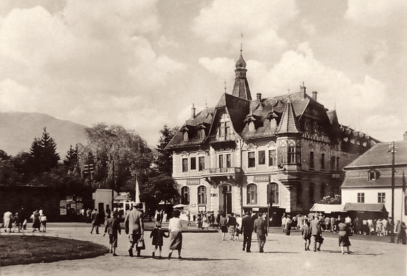 Dnes již neexistující hotel Kaiserhof v Hejnicích. Zdroj: archiv autorky