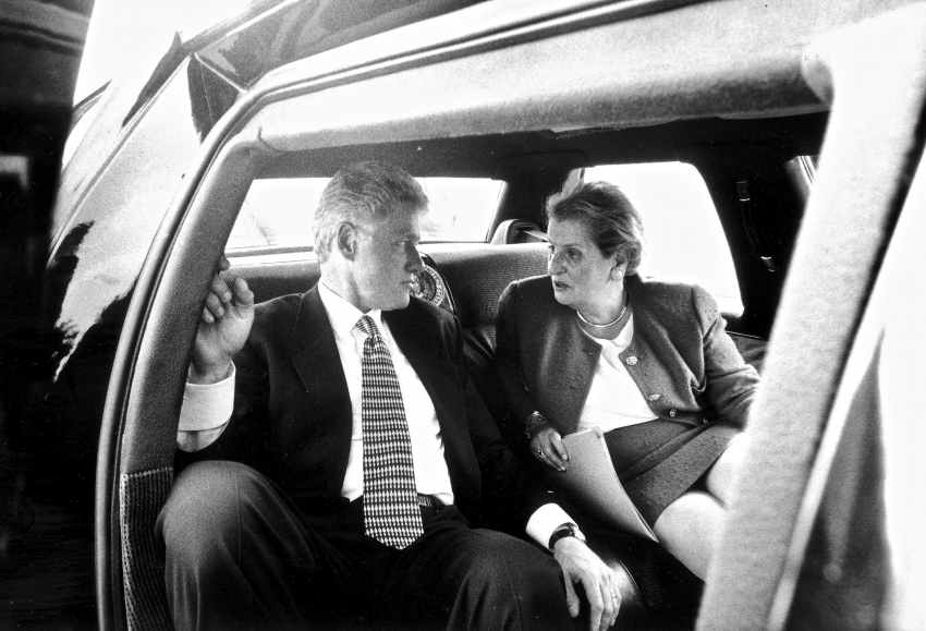 Madeleine Albright s Billem Clintonem. Zdroj: archiv pamětnice