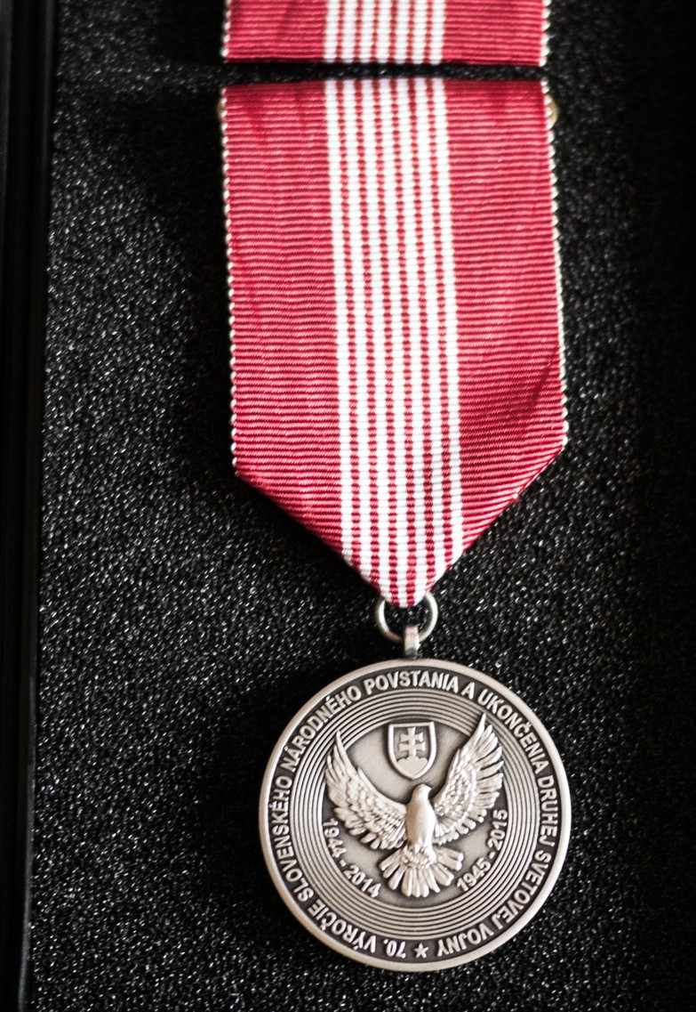 Medaile za účast v protifašistickém odboji. Zdroj: Paměť národa