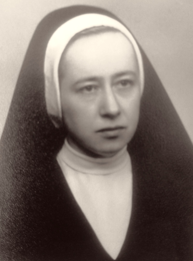 Sestra Petra Mendrošová v 50. letech. Foto: Paměť národa