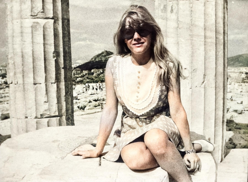 Eva Pilarová v roce 1969 v Aténách. Foto: Paměť národa