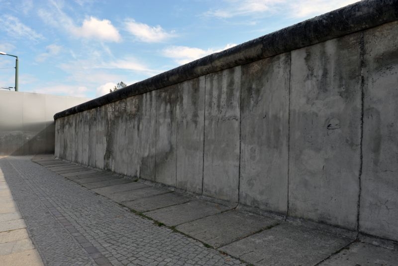 Berlínská zeď, rok 2014. Zdroj: Paměť národa. Foto: Přemysl Fialka
