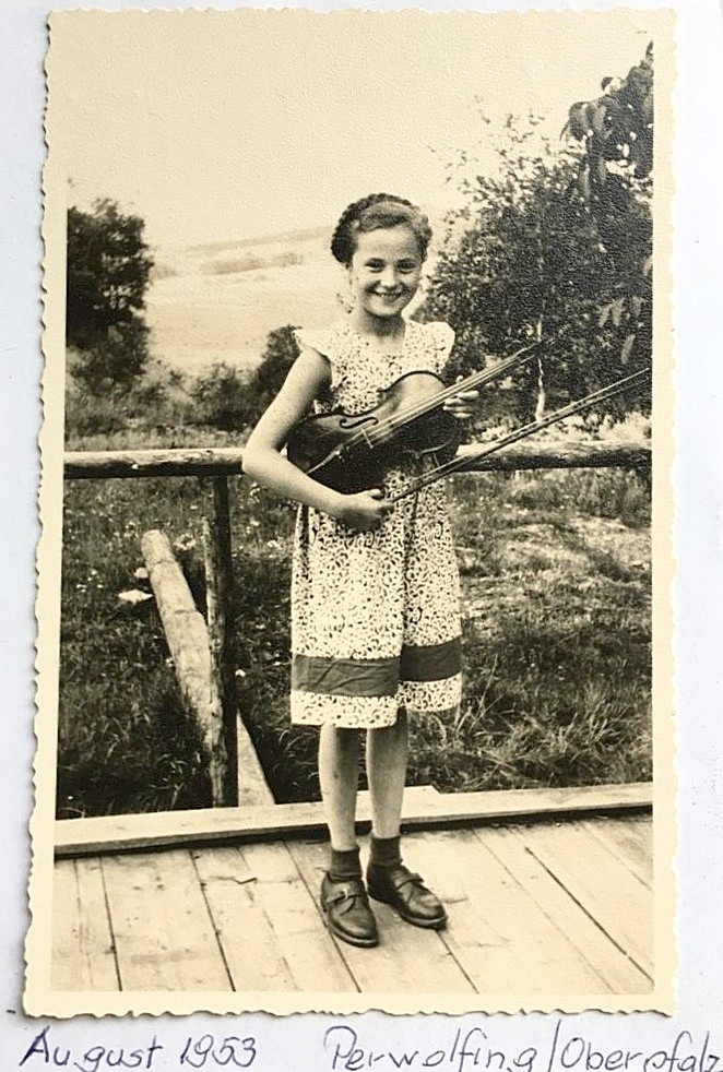Rosemarie po válce v Německu. Zdroj: Archiv pamětnice