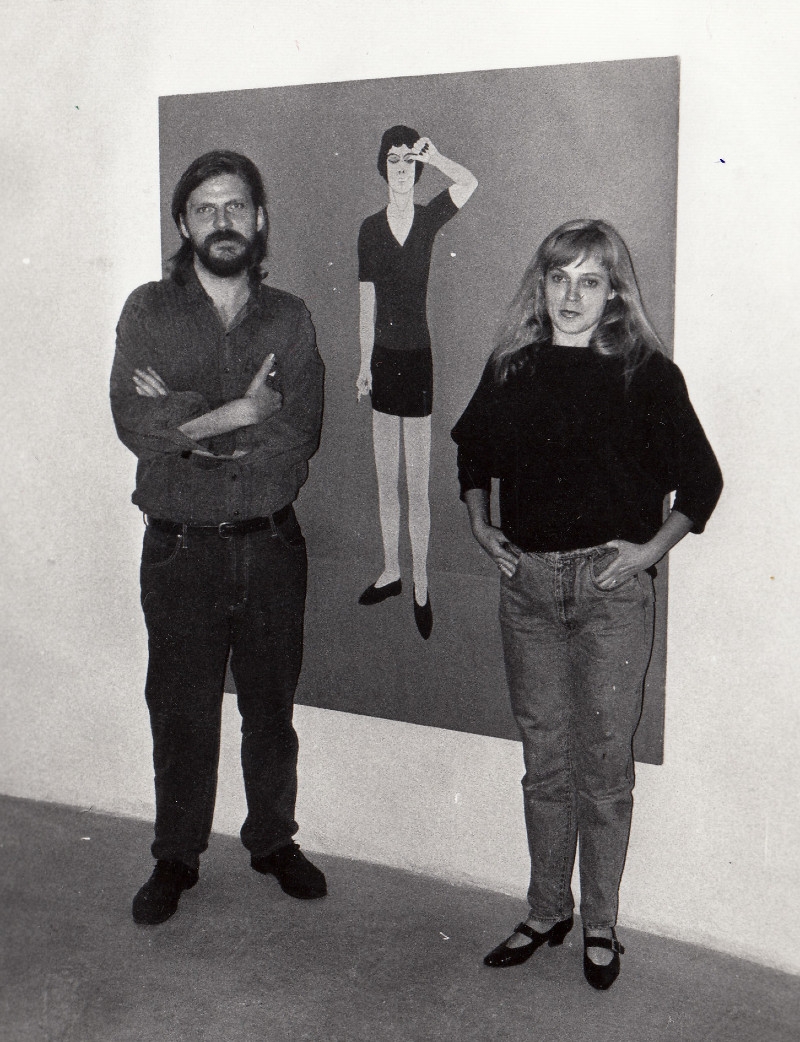 S manželkou Erikou Bornovou v 90. letech. Foto: Paměť národa