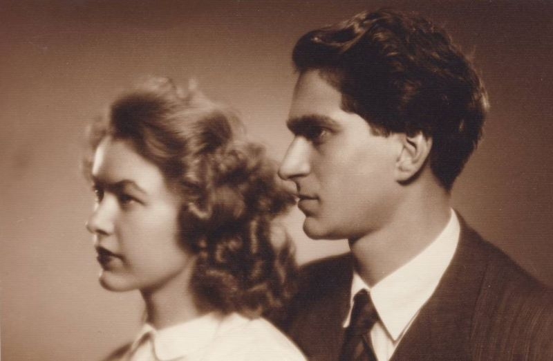 Toman Brod s manželkou, rok 1952. Zdroj: Paměť národa / archiv pamětníka