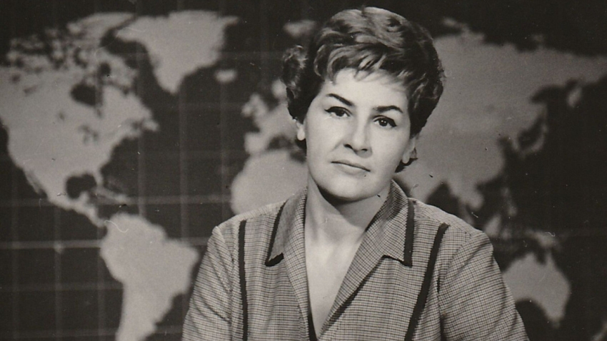 Jako televizní moderátorka v roce 1965. Foto: Paměť národa