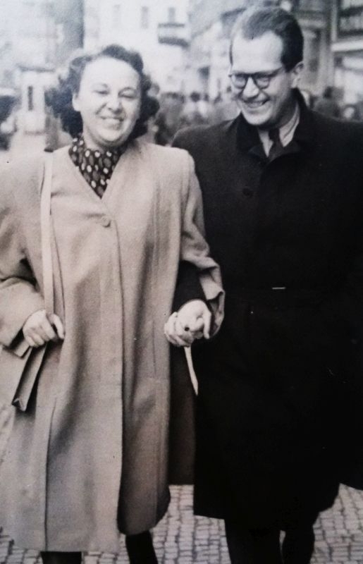 S manželem Rostislavem Běhalem. Zdroj: Paměť národa / archiv pamětnice
